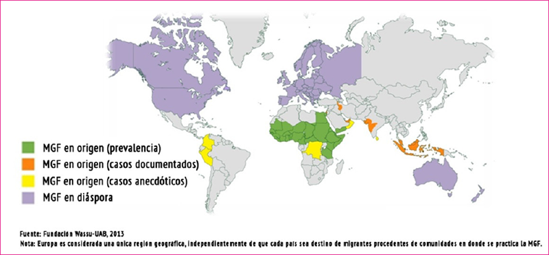 Figura 6. Mapa de distribución de la malaria en el mundo en 2014